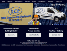 Tablet Screenshot of constructionfasteners.com.au